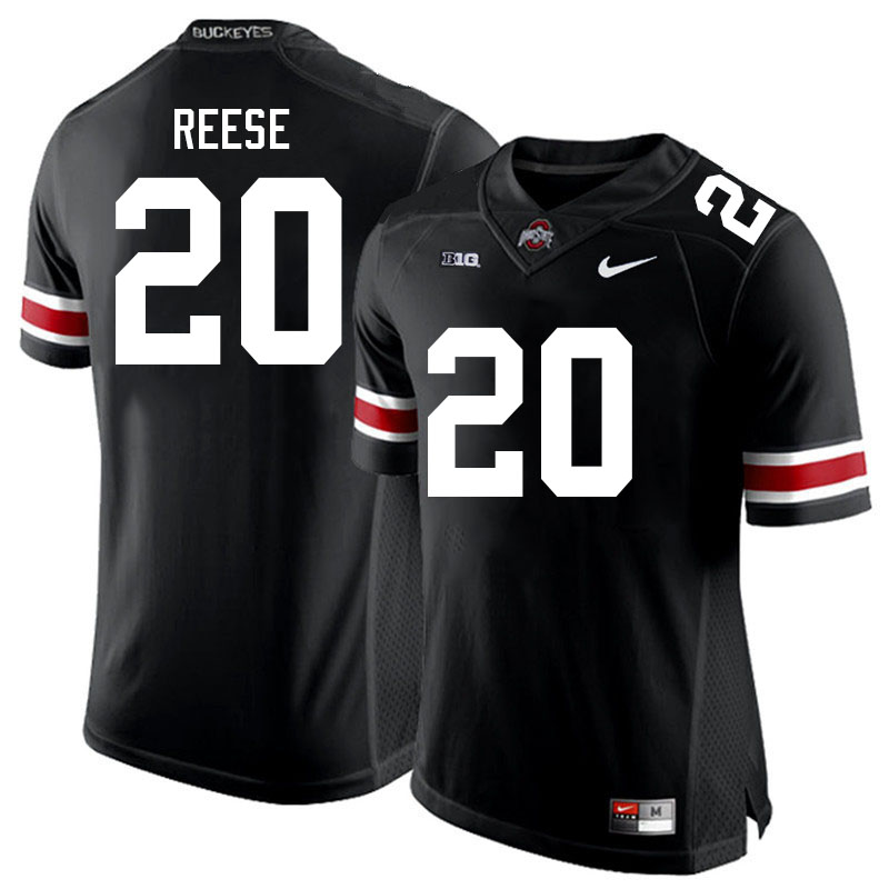 Men #20 Arvell Reese Ohio State Buckeyes College Football Jerseys Stitched Sale-Black